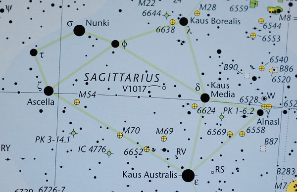 If Nova Sagitarii 2015 No. 2. was charted in the Pocket Sky Atlas it would appear under the letter "U" in "Sagittarius".